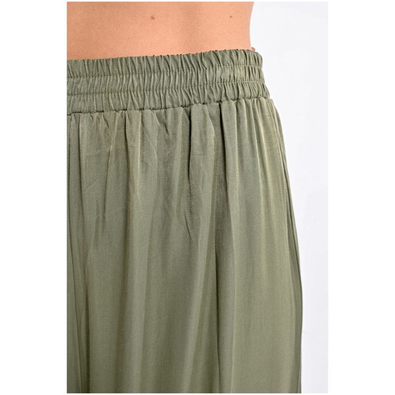 MOLLY BRACKEN High-waisted fluid pants